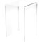 Plymor Clear Acrylic Vertical Square Display Riser, 9" H x 6" W x 6" D (3/16" thick)